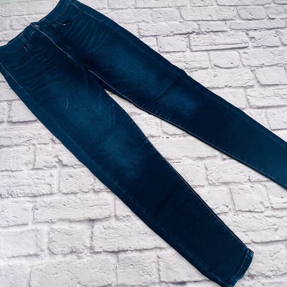American‎ Eagle Jeans Women 4 Regular Blue Dark Wash Super High Rise Jegging - Picture 6 of 11